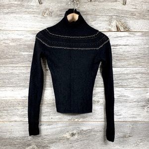 💯 % Cashmere mock neck sweater